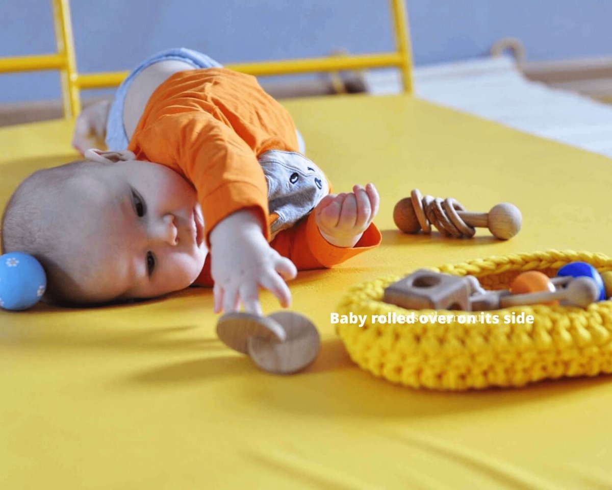 Baby Teething Toys for Infants, Montessori Wood Interlocking Discs, Organic Waldorf Rings