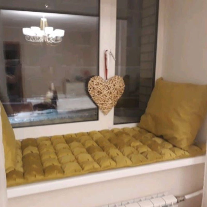 Cushion for window seat bench, bay diy custom outdoor patio furniture, replacement chair