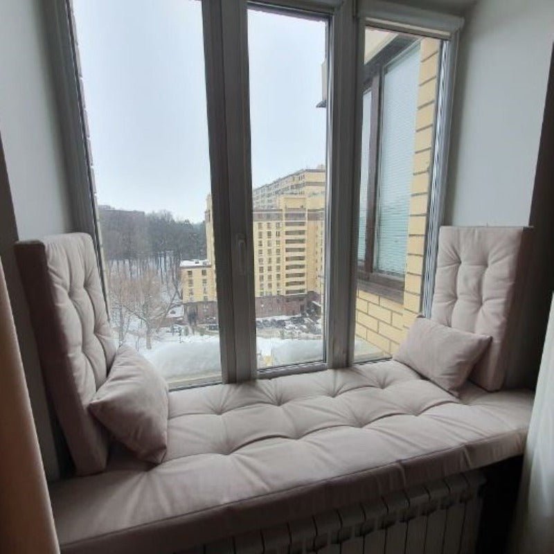 Cushion for window seat bench, bay diy custom outdoor patio furniture, replacement chair