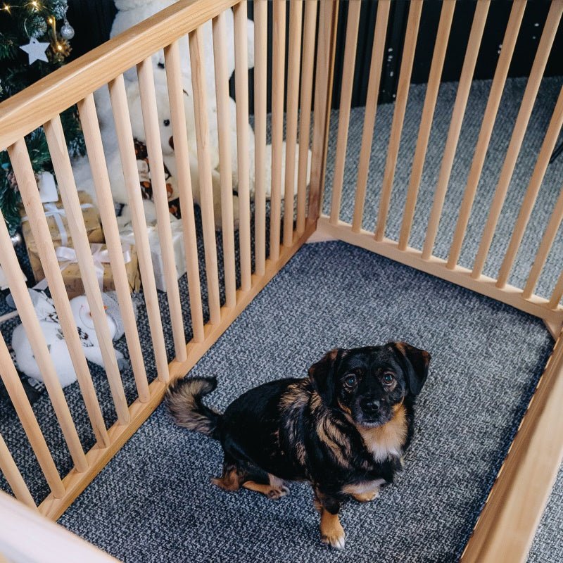 Dog enclosure furniture large, Wood dog crate furniture, Wooden dog enclosure