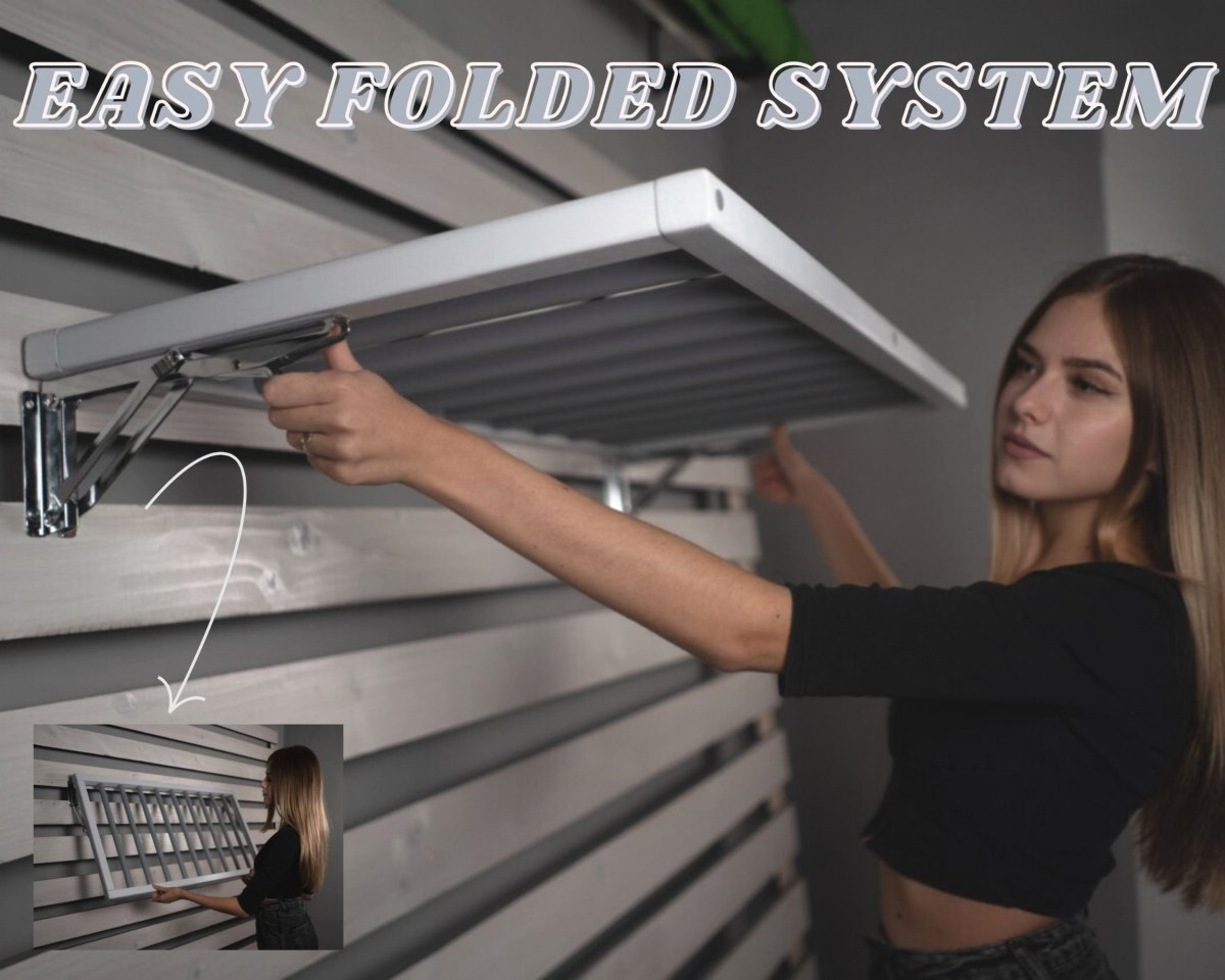 Indoor ceiling hanger for drying clothes naturally