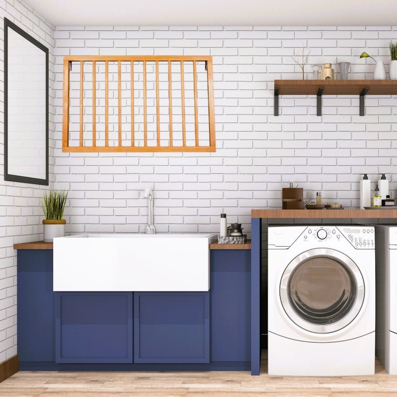 Space-saving clothes drying hanger for small apartments