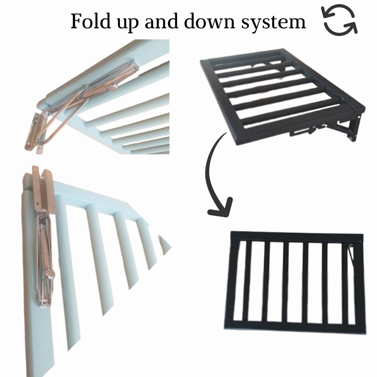 Versatile drying rack for shirts, towels and kidswear