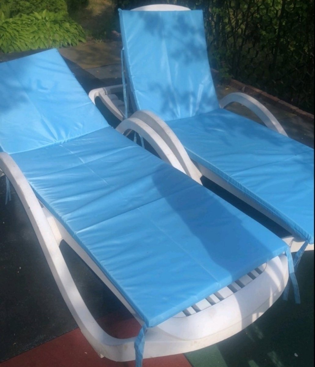 Lounge chairs outdoor pillow, pool beach patio chairs, Sunbathing chairs cushion