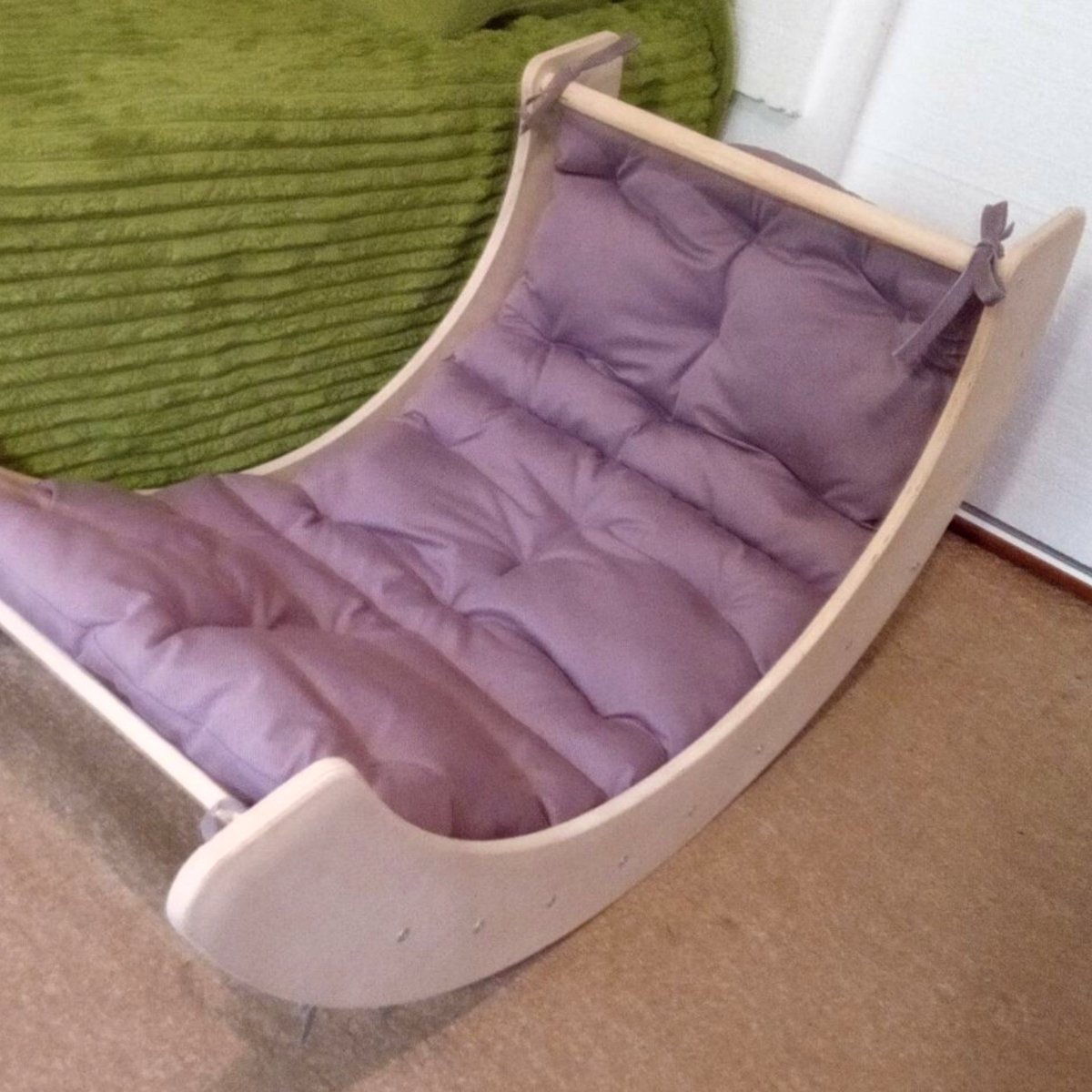 Montessori Climbing Arch Pillow for Nursery, Replacement Cushion for Rocker, Balance Board Toddler Accessories