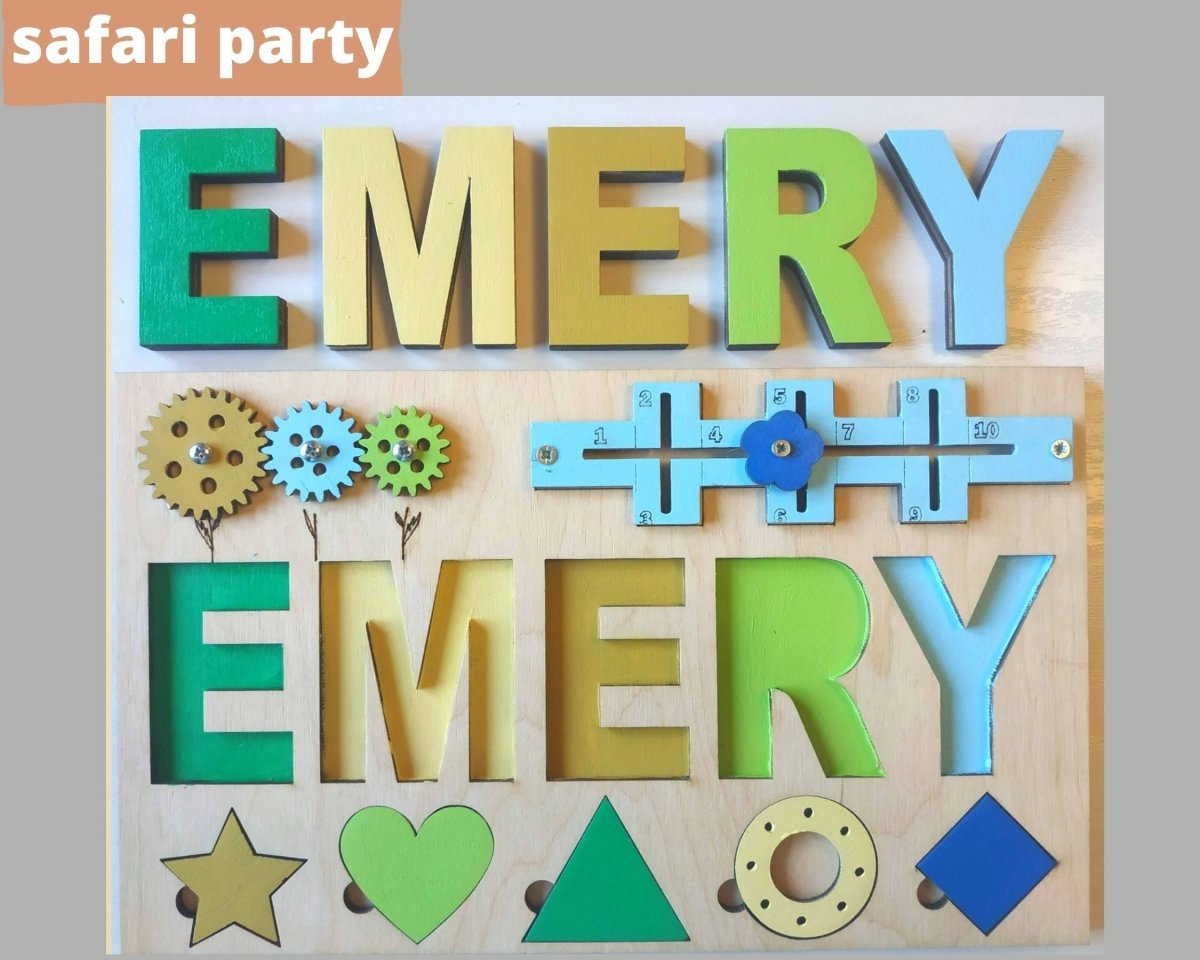 Personalized Baby Girl Name Puzzle Unique Gift Boys Ages 1 3 Wooden Montessori Nursery Toddler Toy Travel Kids Busy Board