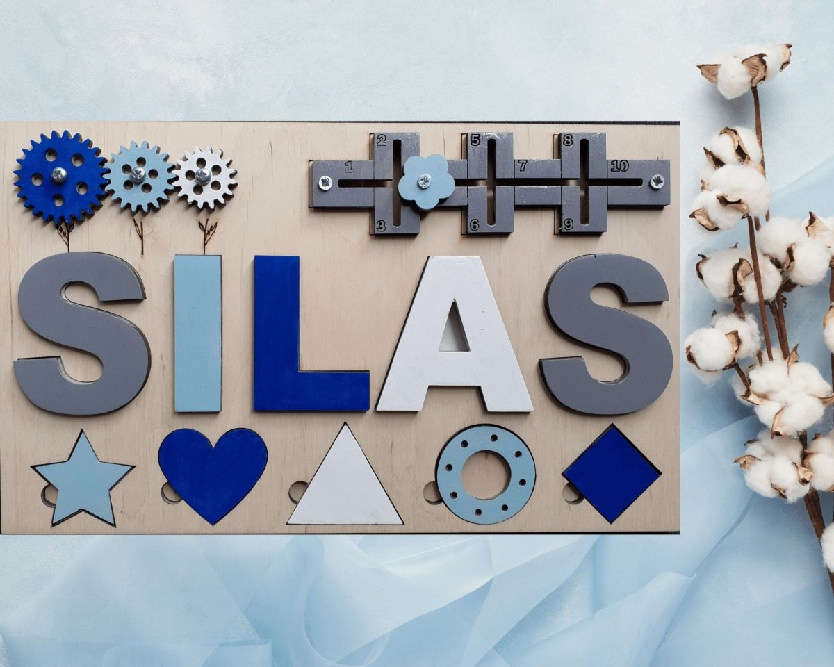 Personalized Baby Girl Name Puzzle Unique Gift Boys Ages 1 3 Wooden Montessori Nursery Toddler Toy Travel Kids Busy Board