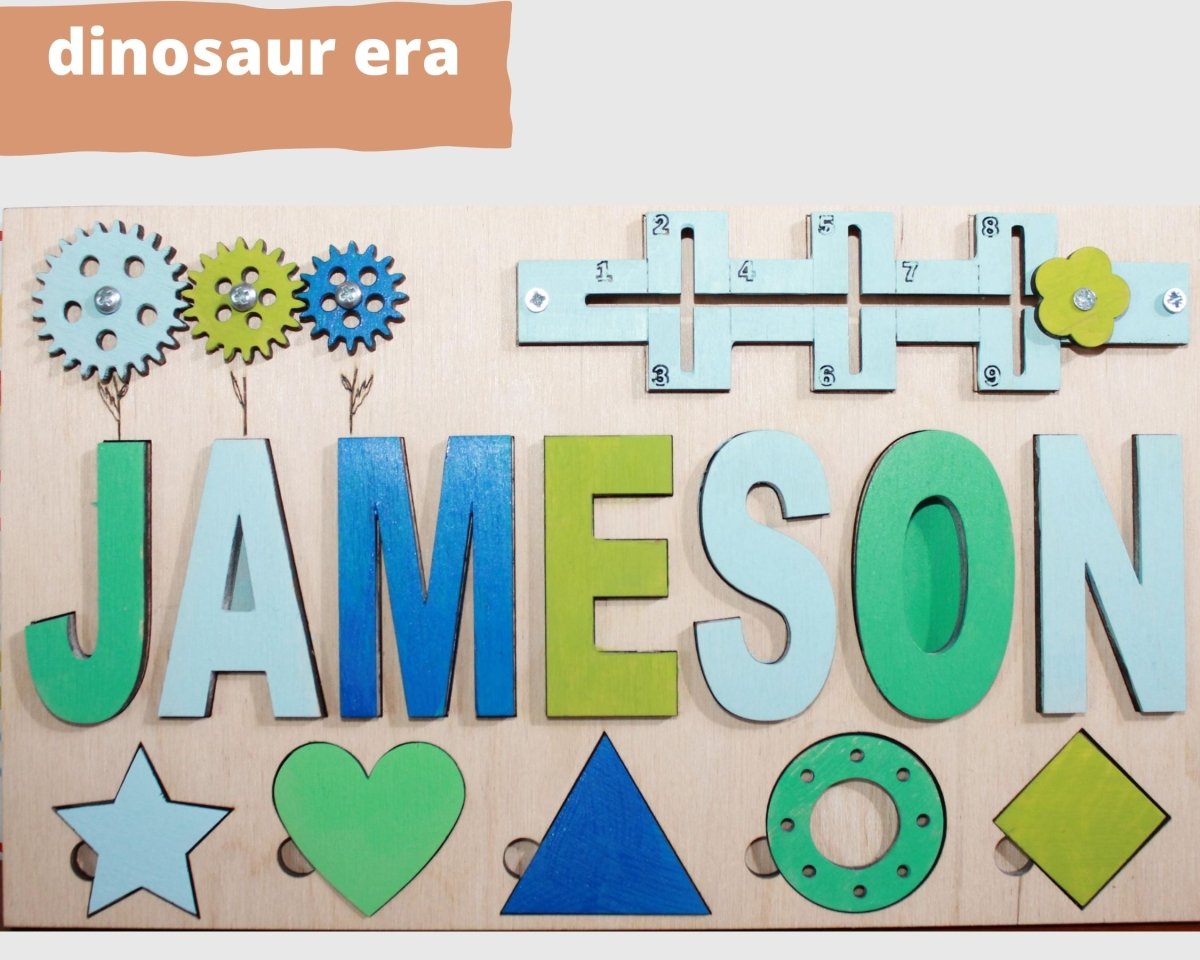 Personalized Baby Girl Name Puzzle Unique Gift Boys Ages 1 3 Wooden Montessori Nursery Toddler Toy Travel Kids Busy Board