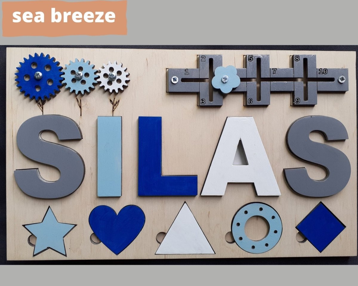 Personalized Baby Girl Name Puzzle Unique Gift Boys Ages 1 3 Wooden Montessori Nursery Toddler Toy Travel Kids Busy Board