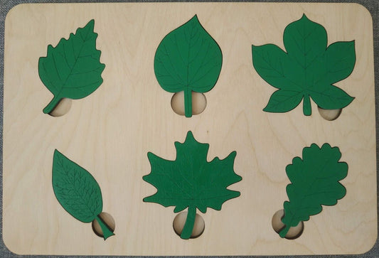 Personalized Montessori Baby Toy Leave Wooden Name Puzzle Girls Boys Ages 1 3 Educational Gifts Kids Green Nursery Decor