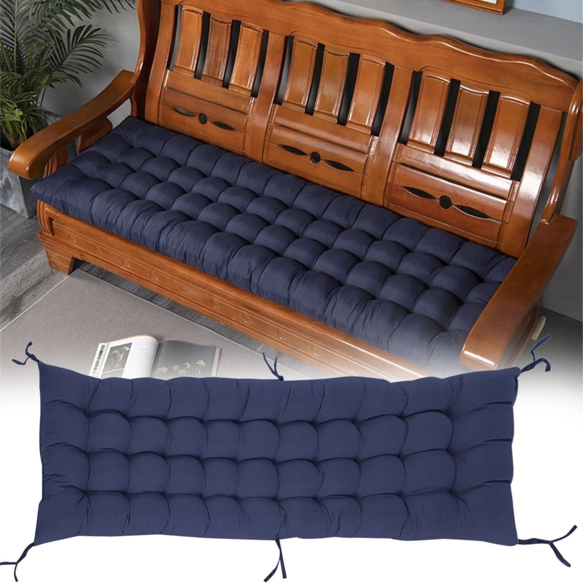 Pillows for outdoor patio furniture, bench seat cushion, custom garden replacement chair