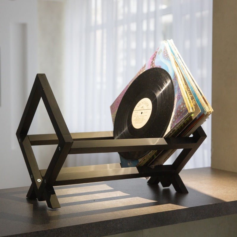 Stylish Wood Vinyl Record Storage Solutions Stands, Shelves Holders for Your Collection