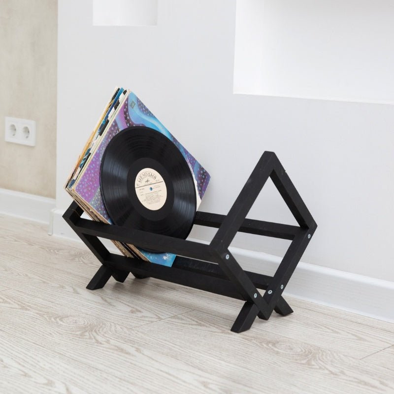 Stylish Wood Vinyl Record Storage Solutions Stands, Shelves Holders for Your Collection