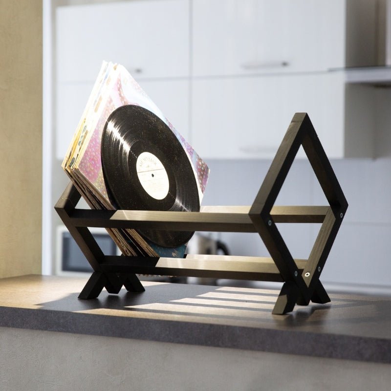 Stylish Wood Vinyl Record Storage Solutions Stands, Shelves Holders for Your Collection