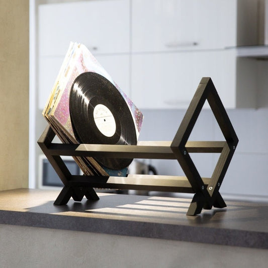 Stylish Wood Vinyl Record Storage Solutions Stands, Shelves Holders for Your Collection