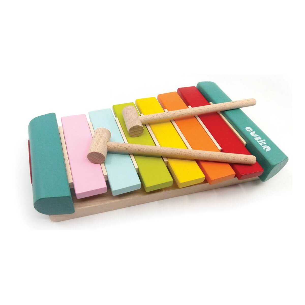 Xylophone for Kids: Montessori Baby Toys, Wooden Musical Instruments for Early Education, Pastel Rainbow