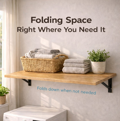Wall Mounted Folding Shelf