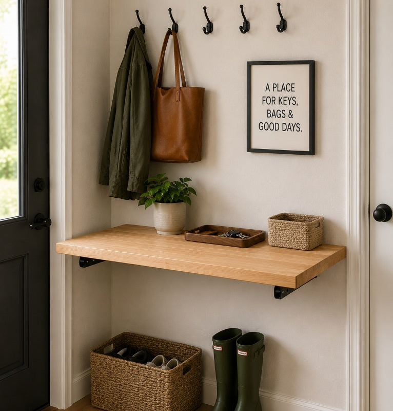 Wall Mounted Folding Shelf
