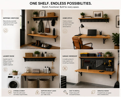 Wall Mounted Folding Shelf
