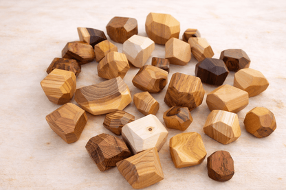 Baby Wooden Building Blocks, Waldorf Toddler Sensory Games, Montessori Natural Materials, Early Learning Motor Skills Development, 1-2-99 Years Kid